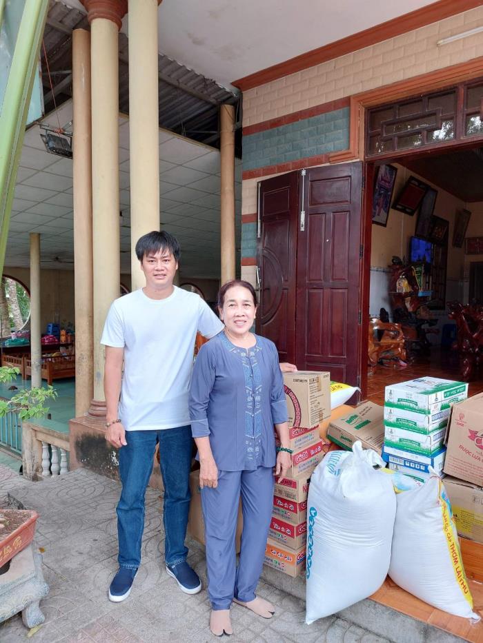 Trao quà cho trẻ mồ côi tại chùa Thiện Tâm, chùa Phước Hải - Bình Thuận (ngày 19/02/2022)